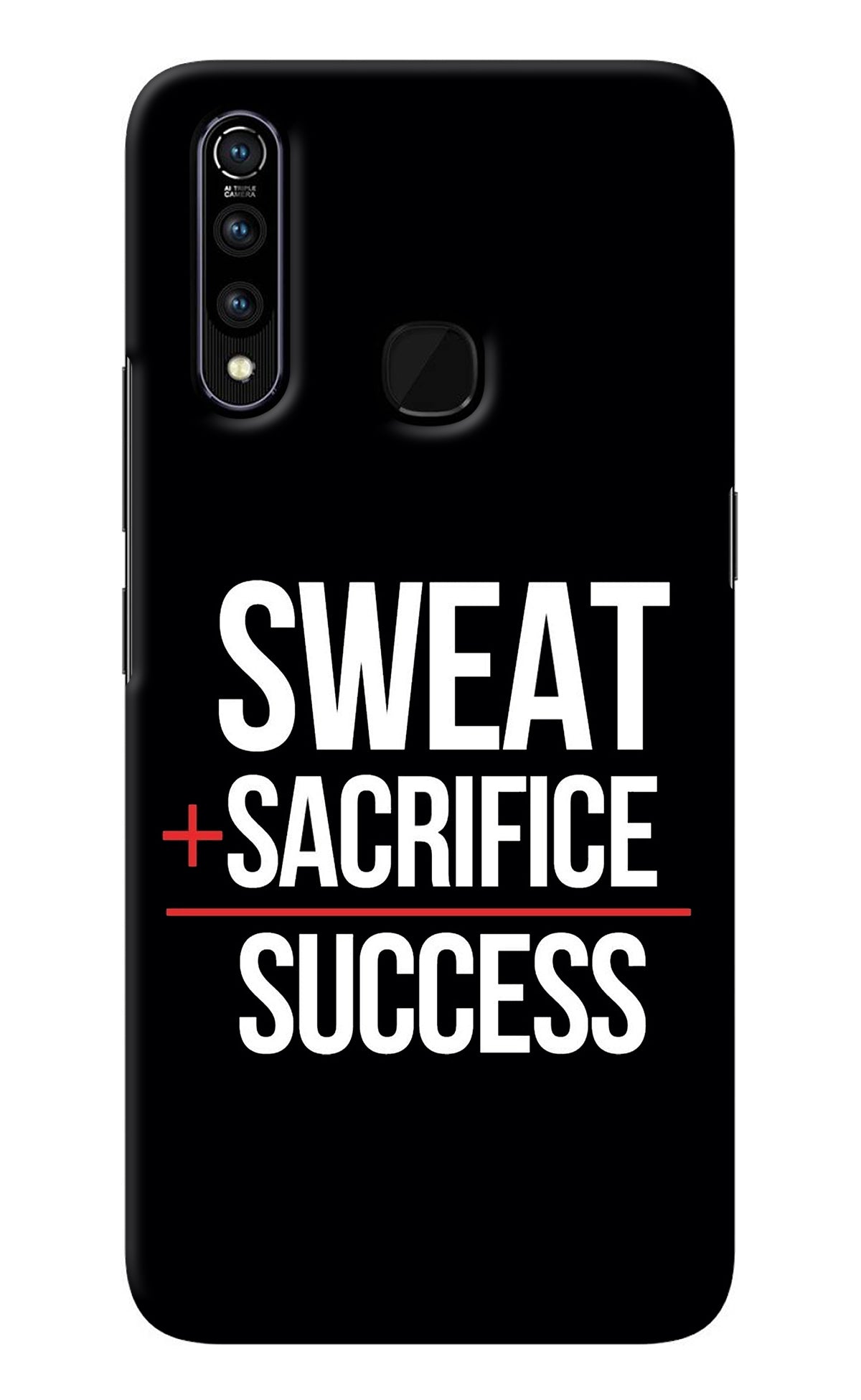 Sweat Sacrifice Success Vivo Z1 Pro Back Cover