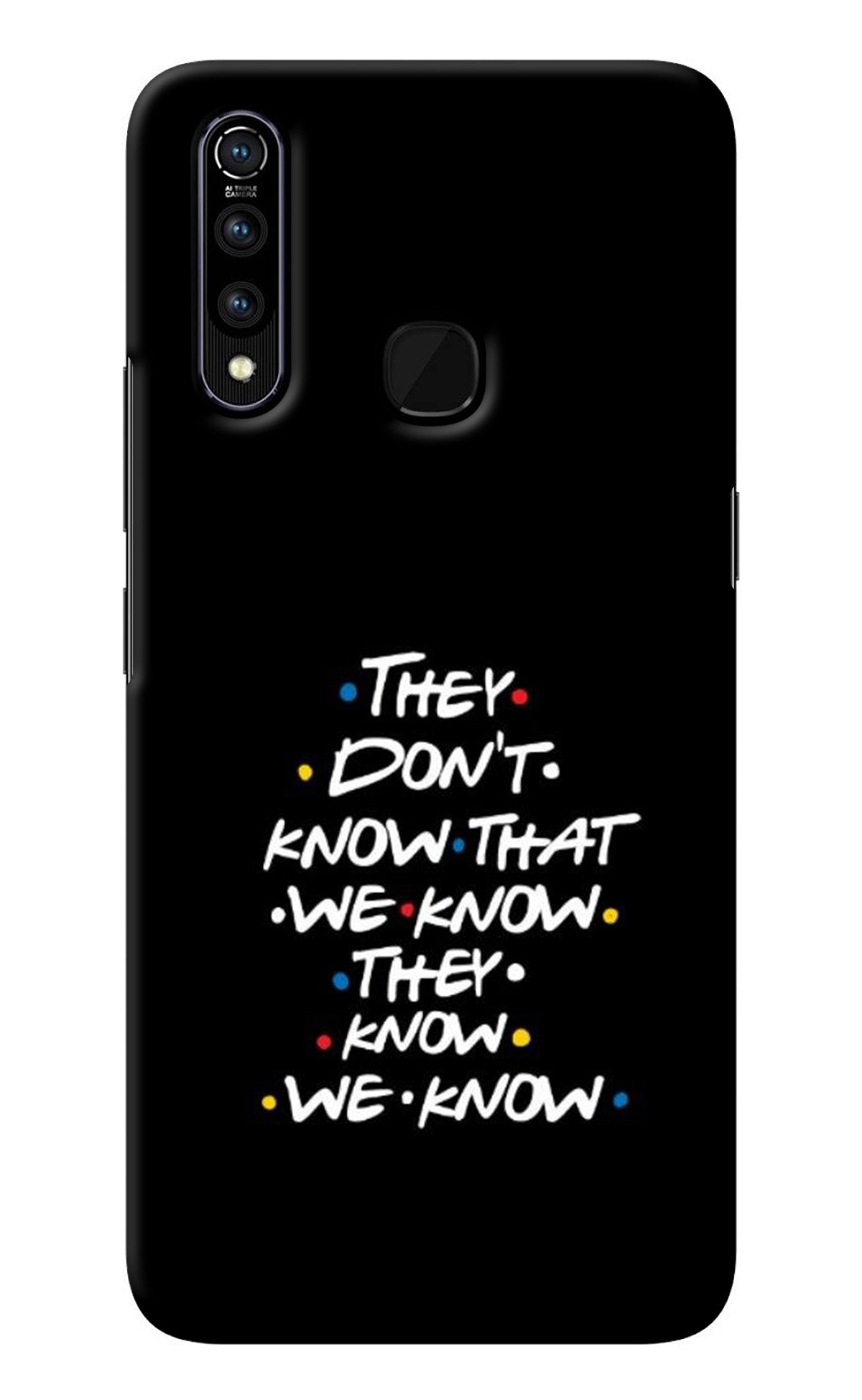 FRIENDS Dialogue Vivo Z1 Pro Back Cover