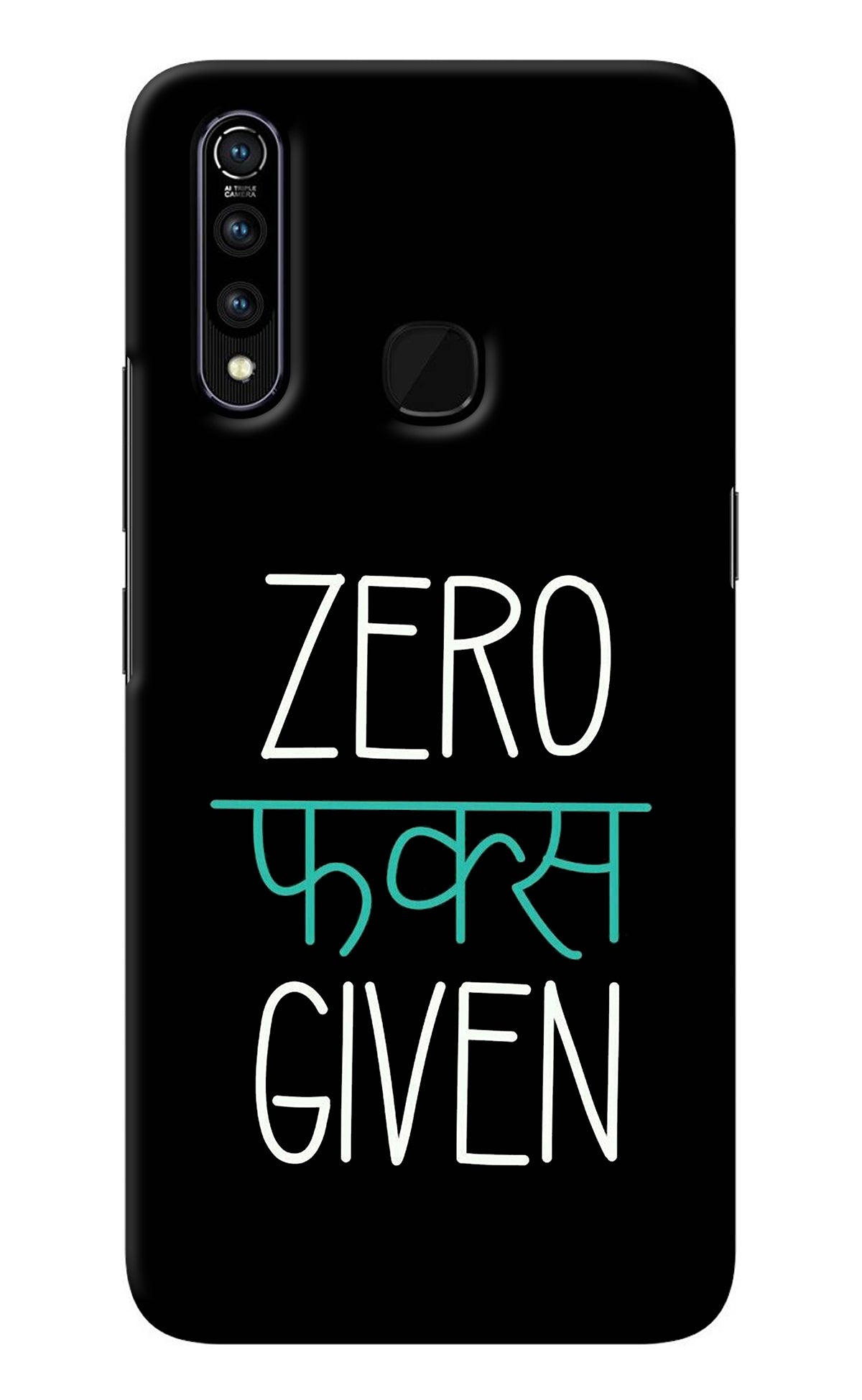 Zero Fucks Given Vivo Z1 Pro Back Cover