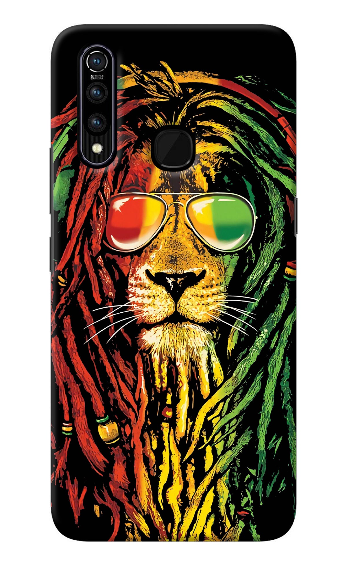 Rasta Lion Vivo Z1 Pro Back Cover