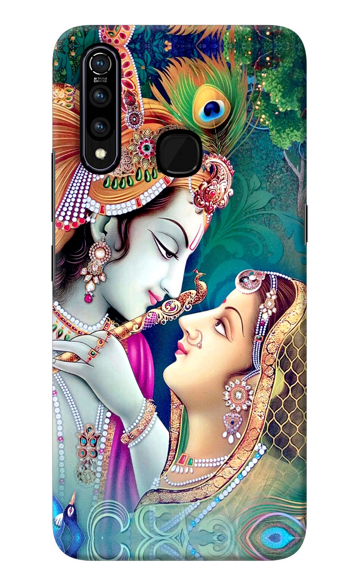 Lord Radha Krishna Vivo Z1 Pro Back Cover