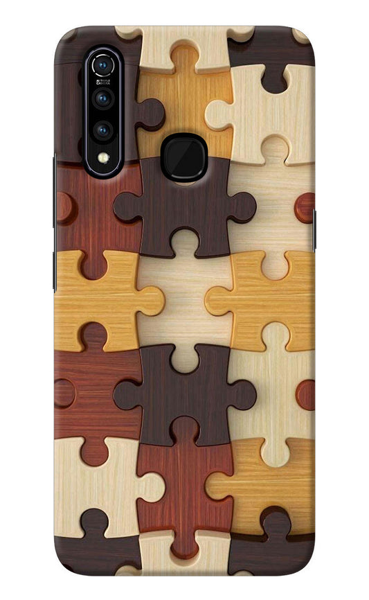 Wooden Puzzle Vivo Z1 Pro Back Cover