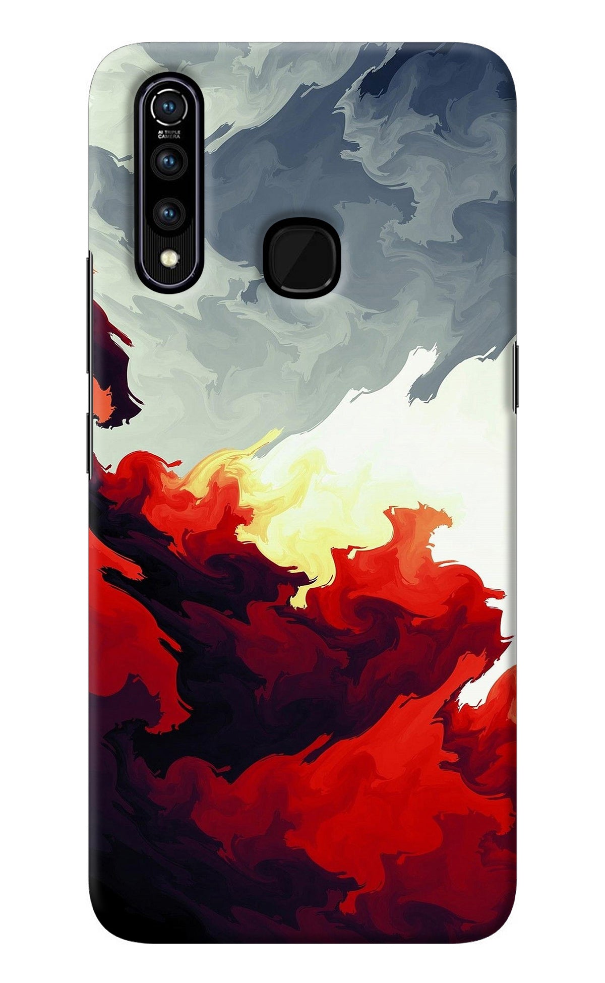 Fire Cloud Vivo Z1 Pro Back Cover