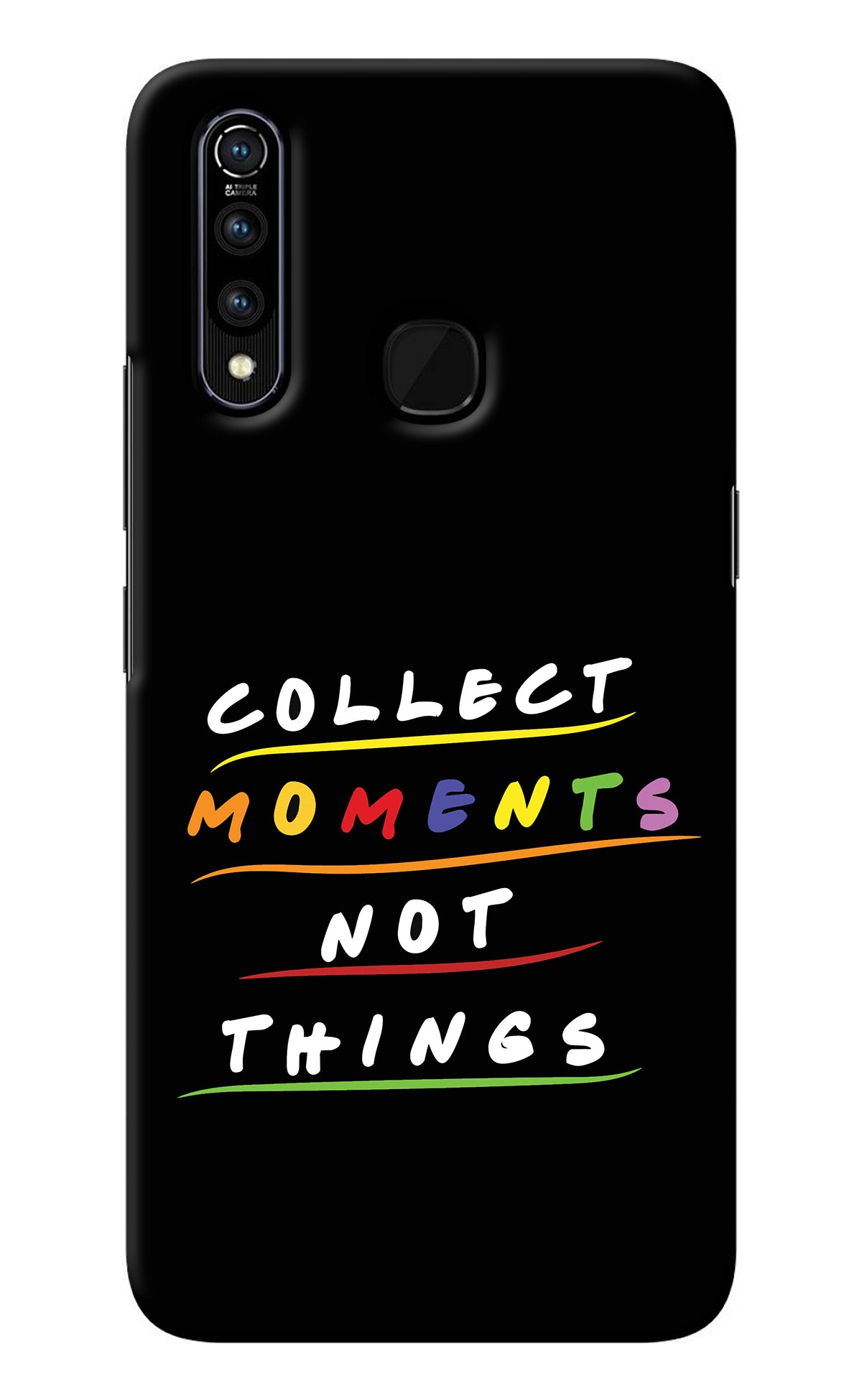 Collect Moments Not Things Vivo Z1 Pro Back Cover