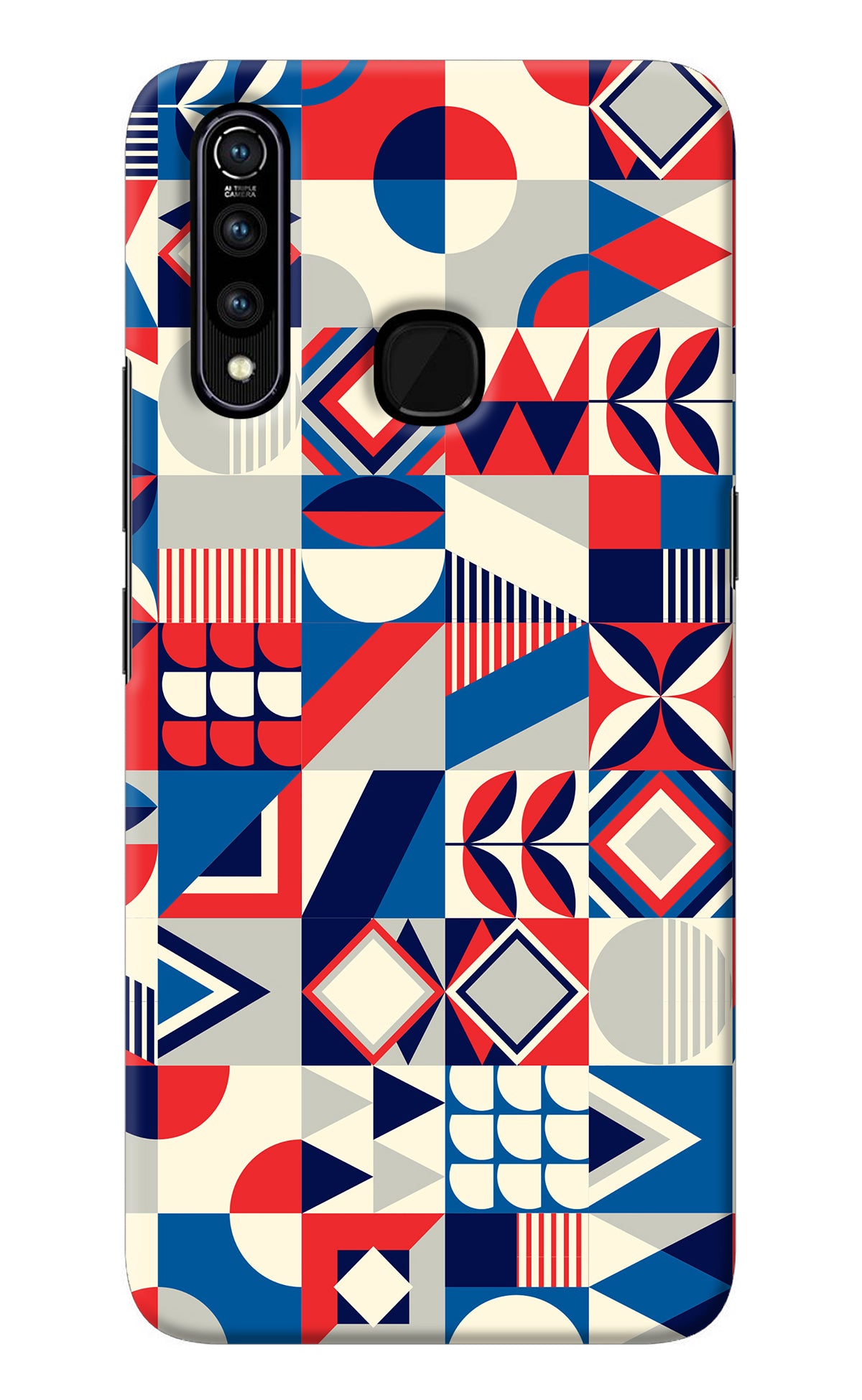 Colorful Pattern Vivo Z1 Pro Back Cover