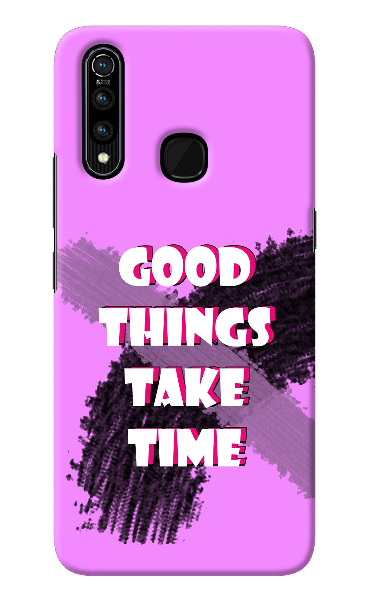 Good Things Take Time Vivo Z1 Pro Back Cover