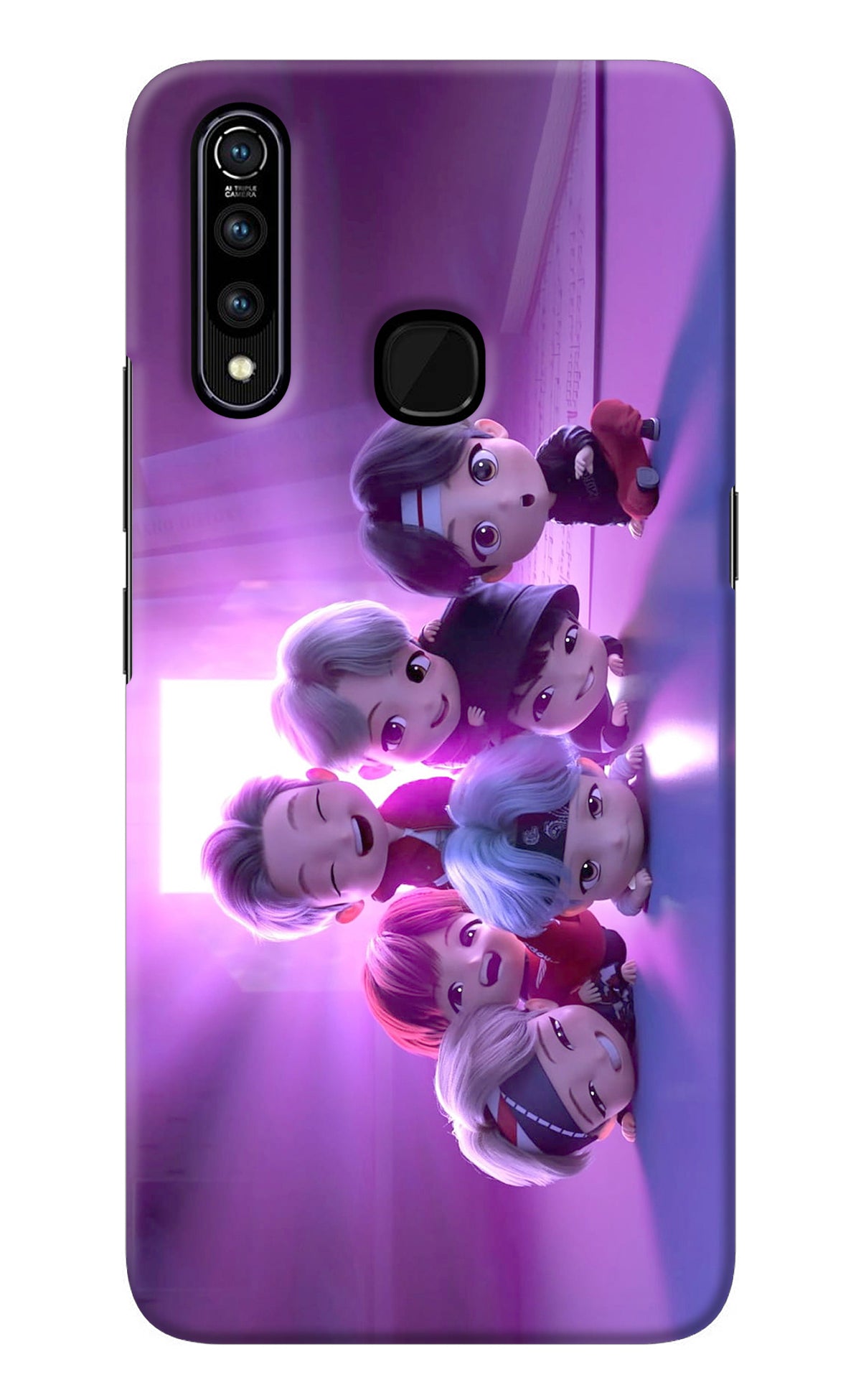 BTS Chibi Vivo Z1 Pro Back Cover