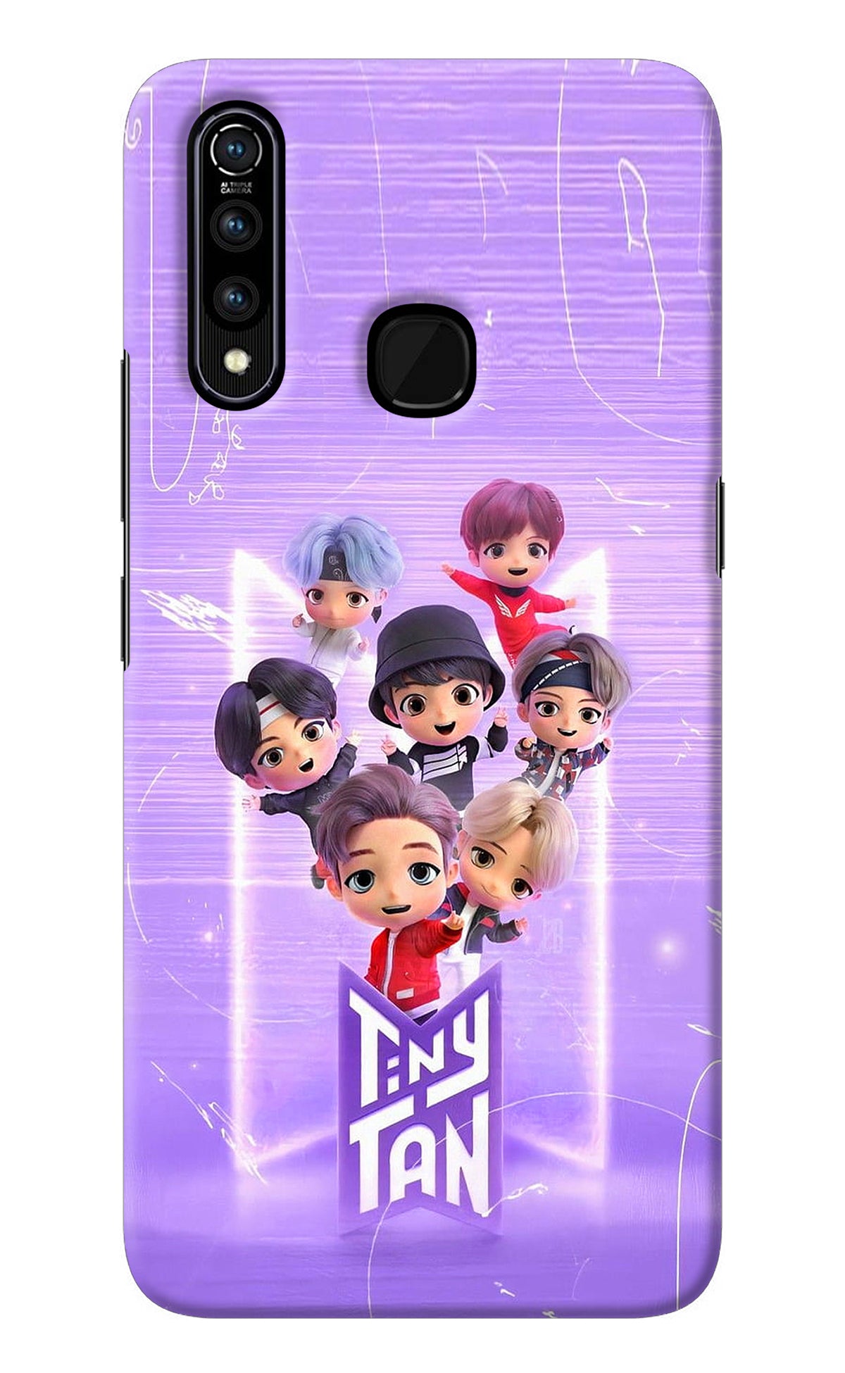 BTS Tiny Tan Vivo Z1 Pro Back Cover