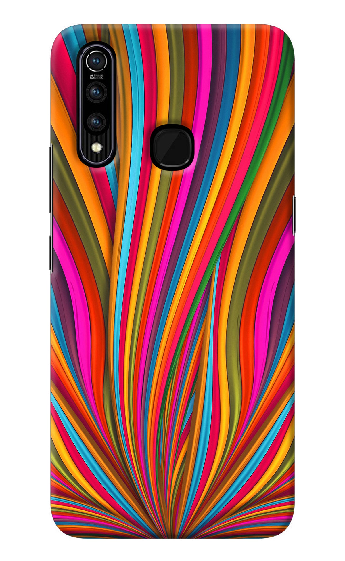 Trippy Wavy Vivo Z1 Pro Back Cover