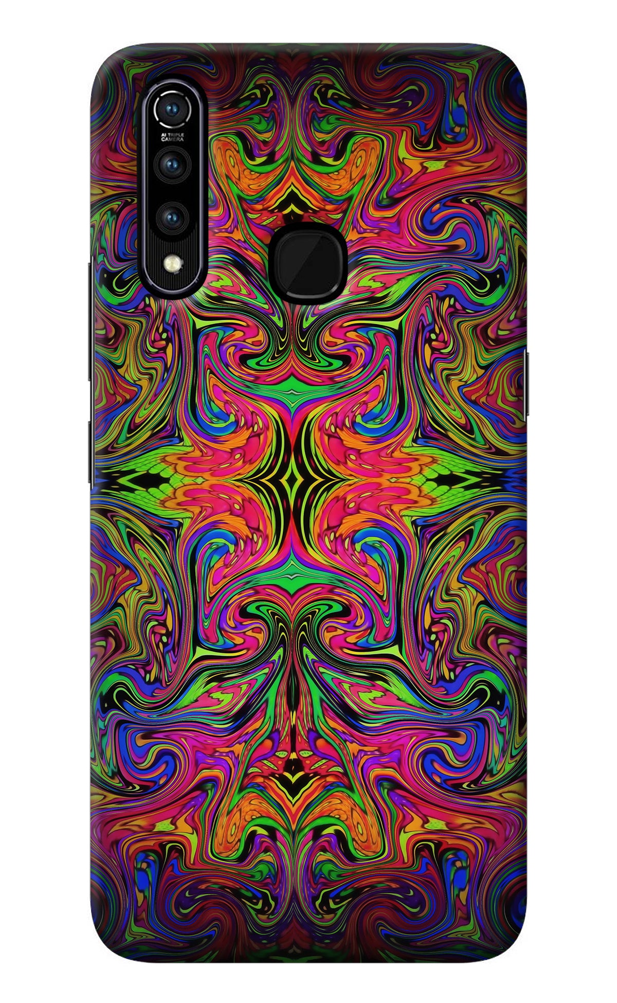 Psychedelic Art Vivo Z1 Pro Back Cover