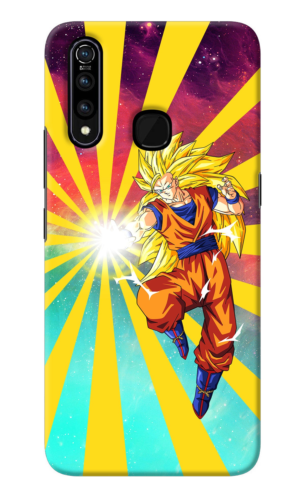 Goku Super Saiyan Vivo Z1 Pro Back Cover