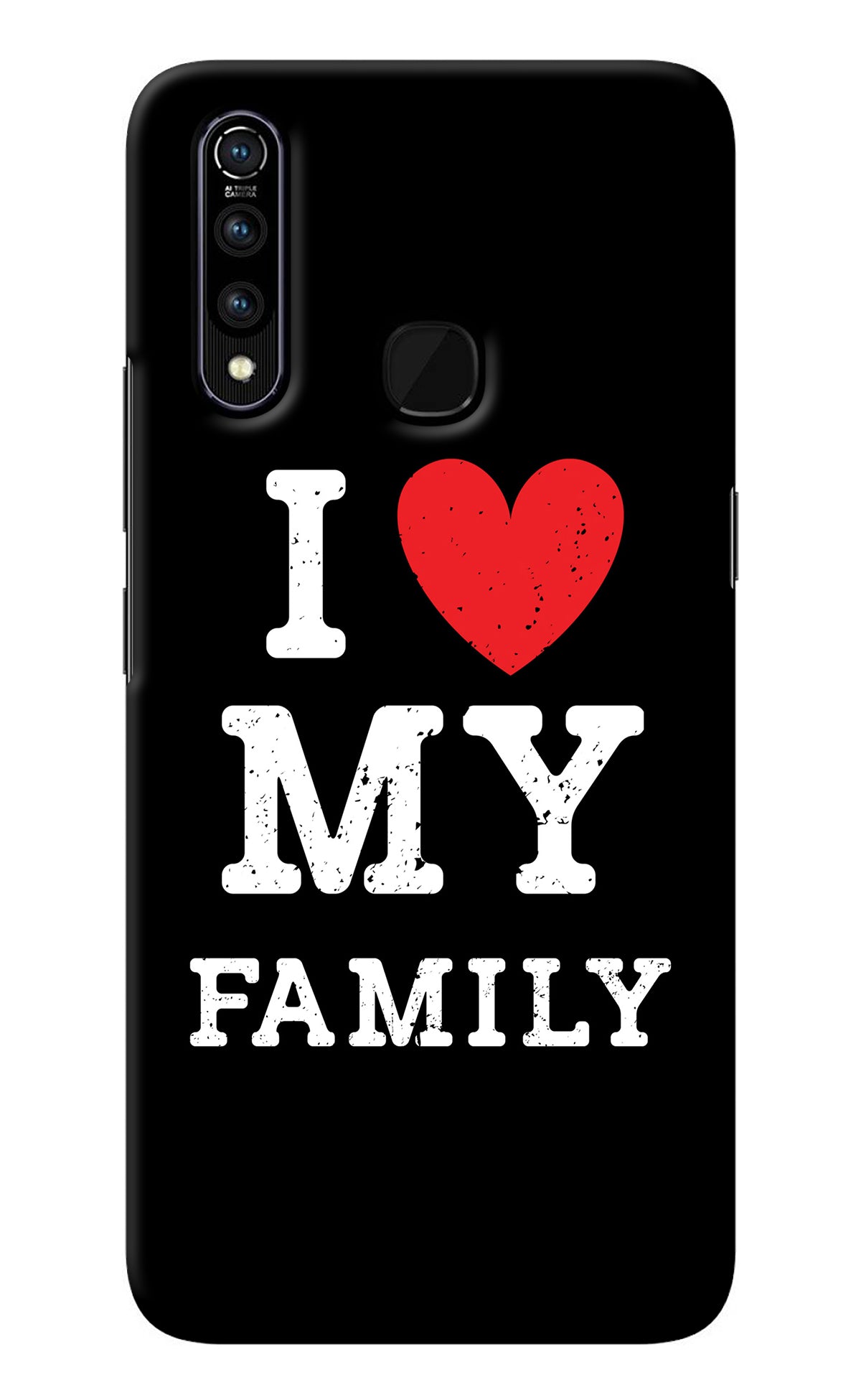 I Love My Family Vivo Z1 Pro Back Cover