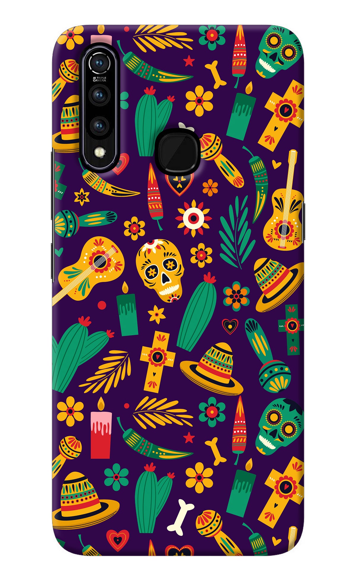 Mexican Artwork Vivo Z1 Pro Back Cover