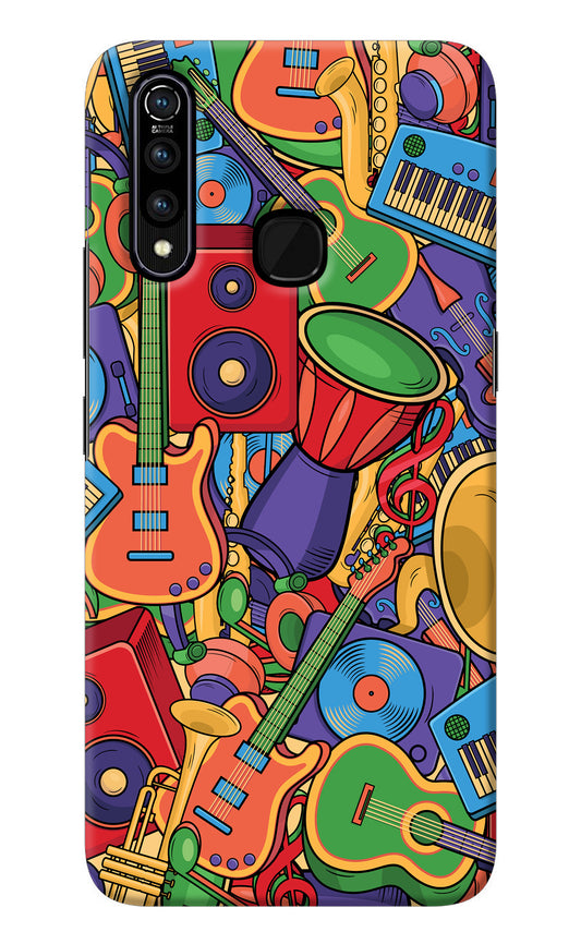 Music Instrument Doodle Vivo Z1 Pro Back Cover