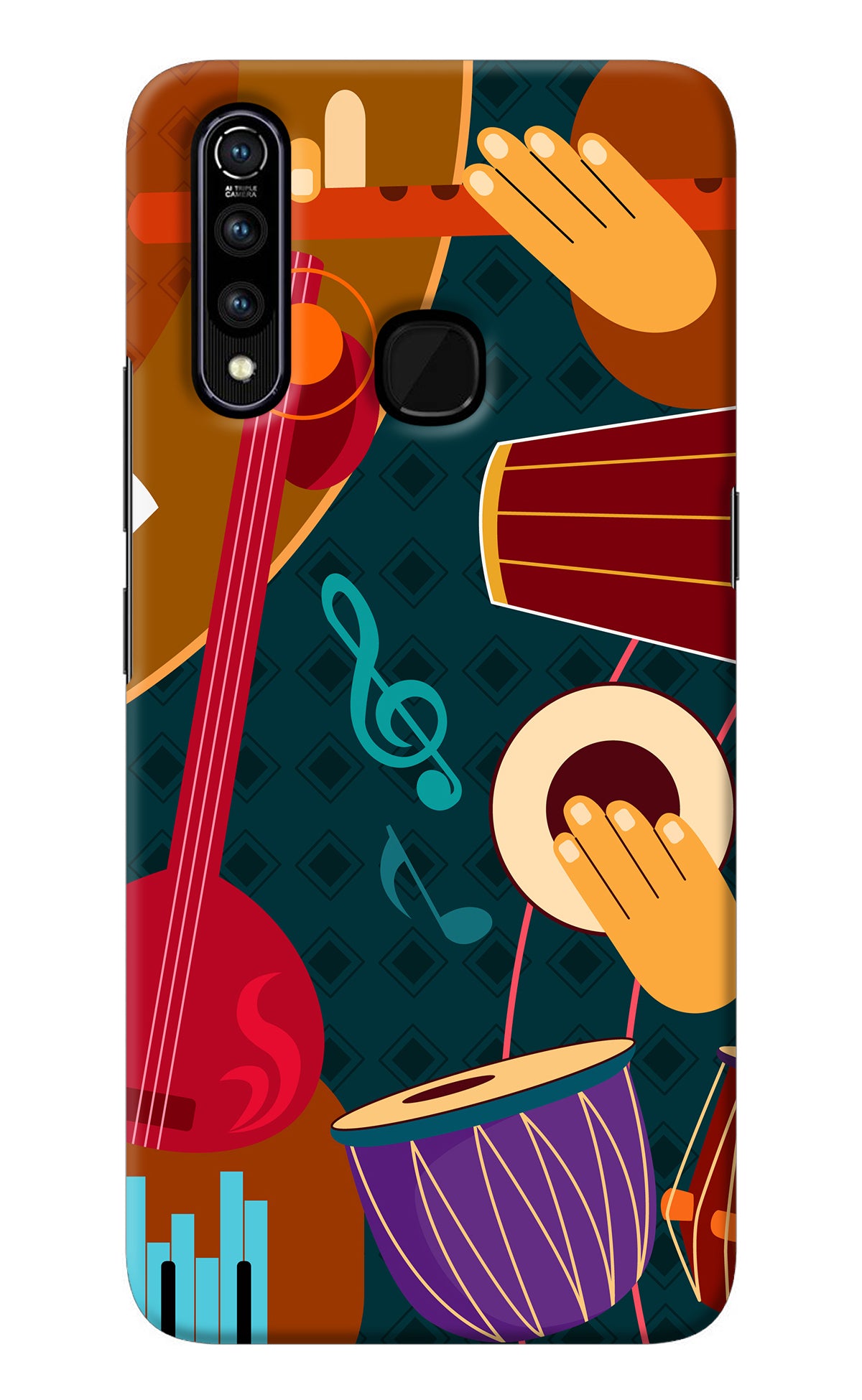 Music Instrument Vivo Z1 Pro Back Cover