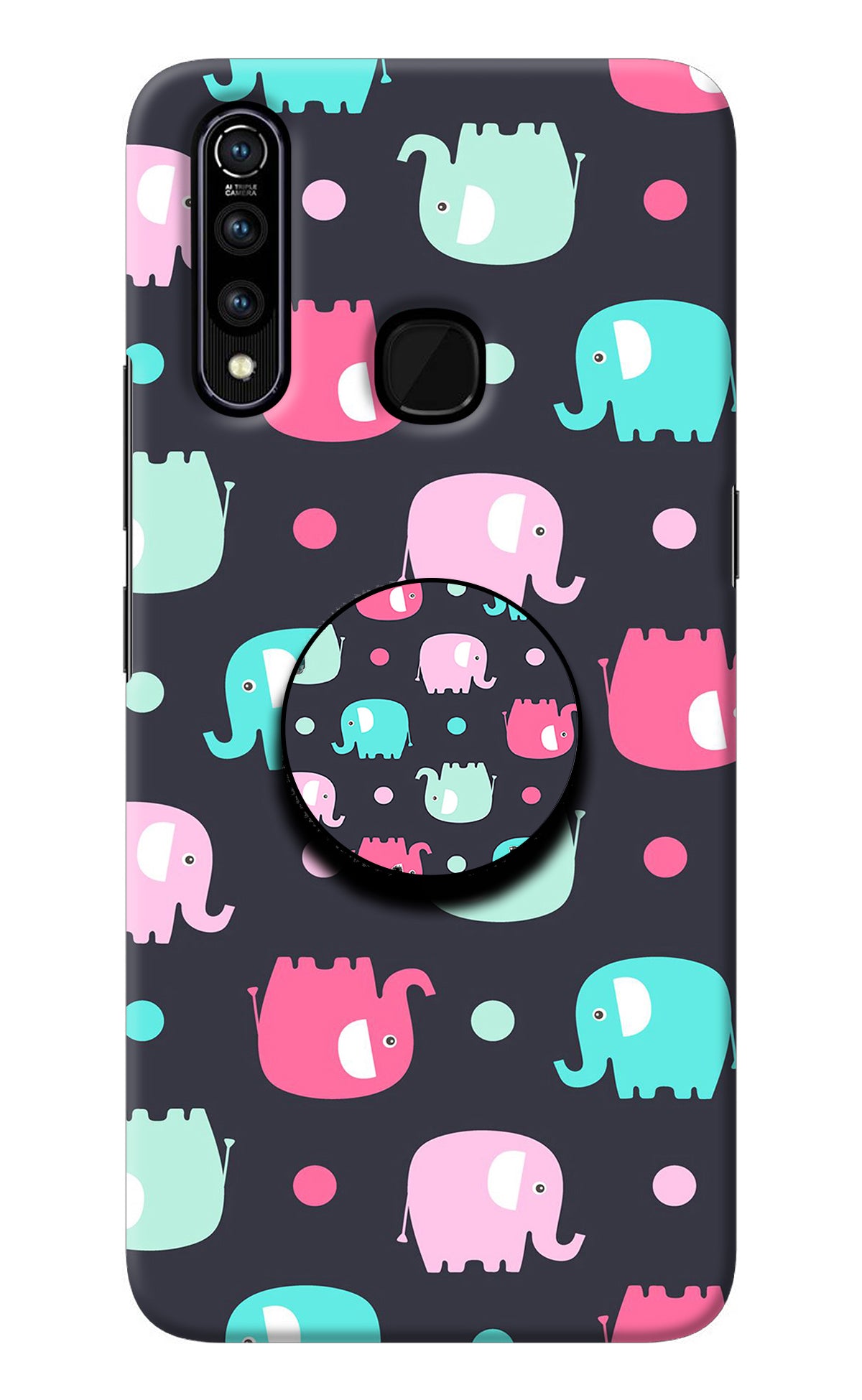 Baby Elephants Vivo Z1 Pro Pop Case