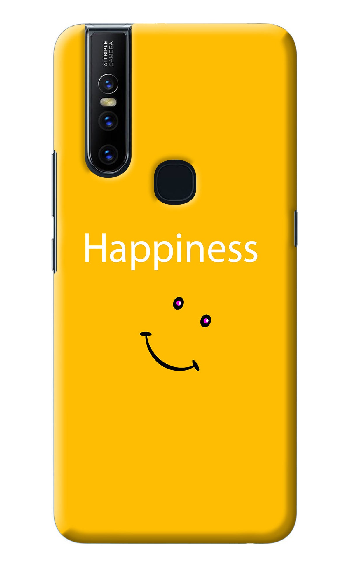 Happiness With Smiley Vivo V15 Back Cover