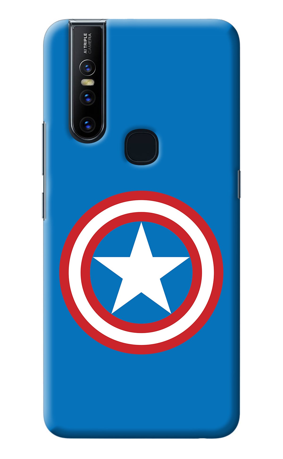 Captain America Logo Vivo V15 Back Cover