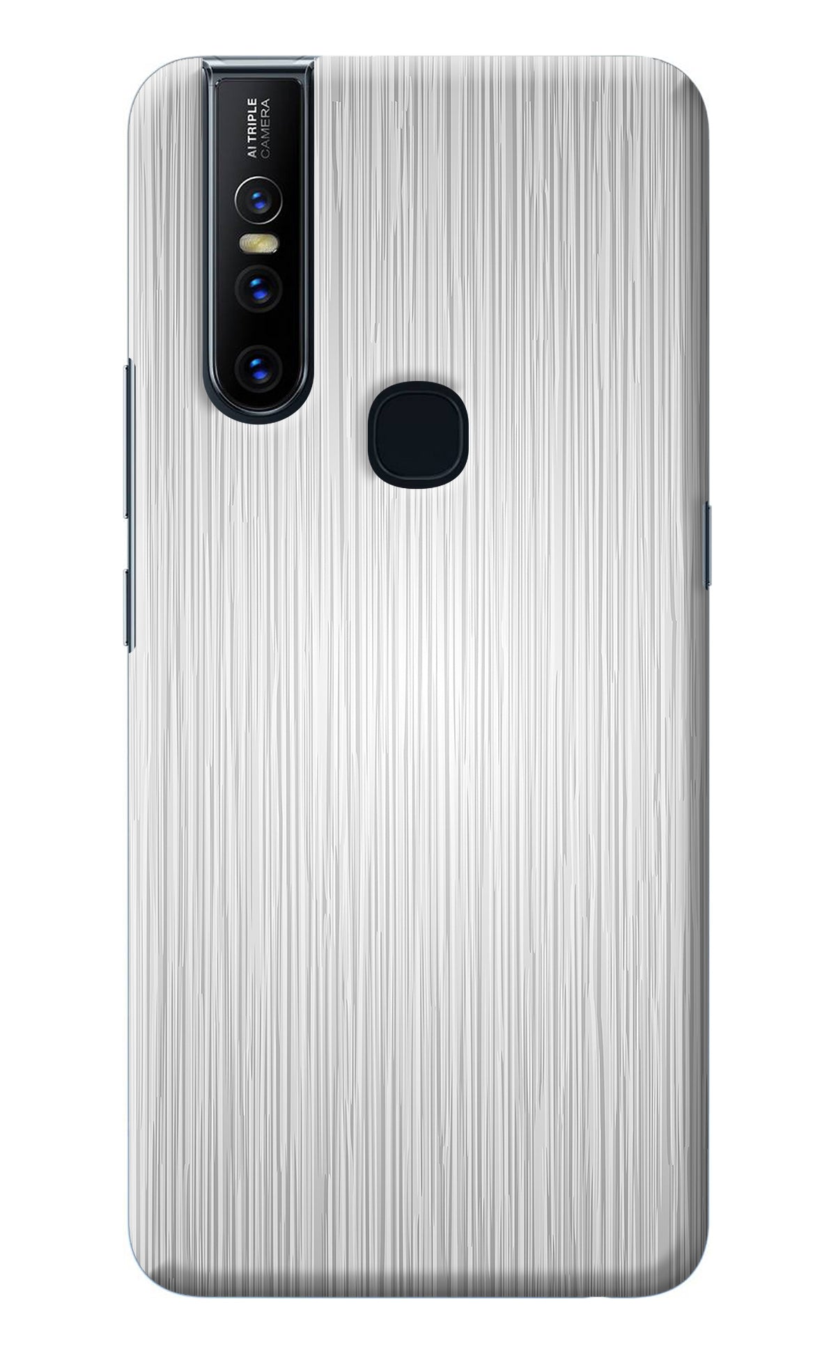 Wooden Grey Texture Vivo V15 Back Cover