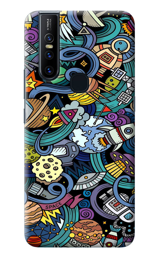 Space Abstract Vivo V15 Back Cover