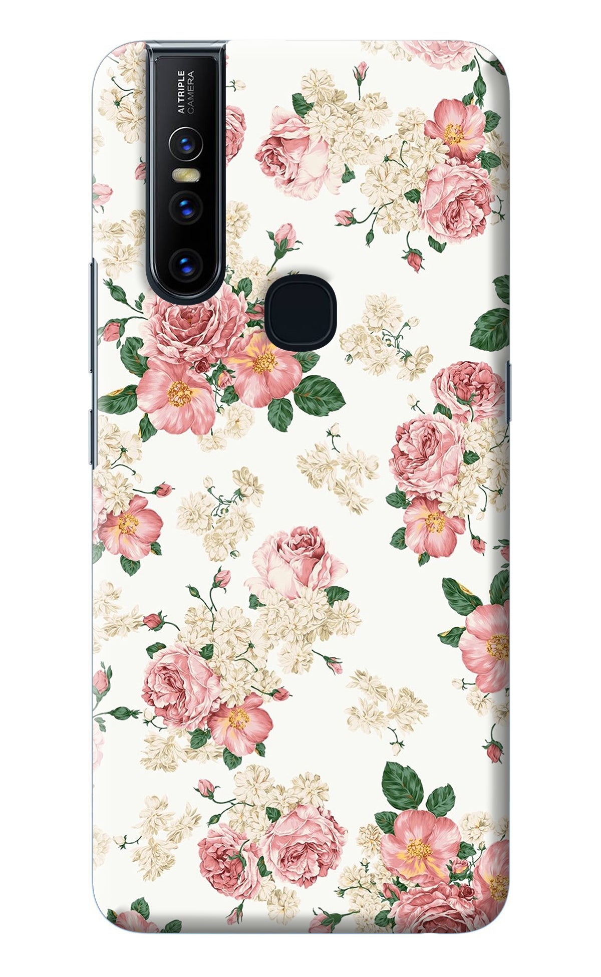 Flowers Vivo V15 Back Cover