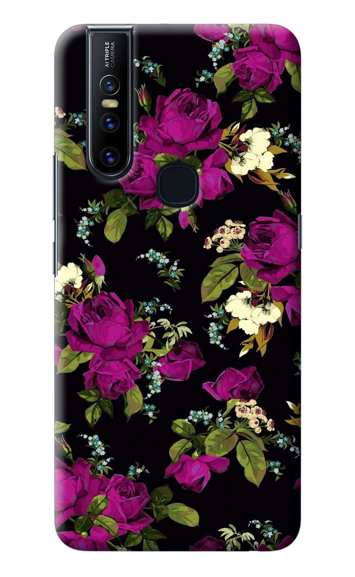 Flowers Vivo V15 Back Cover