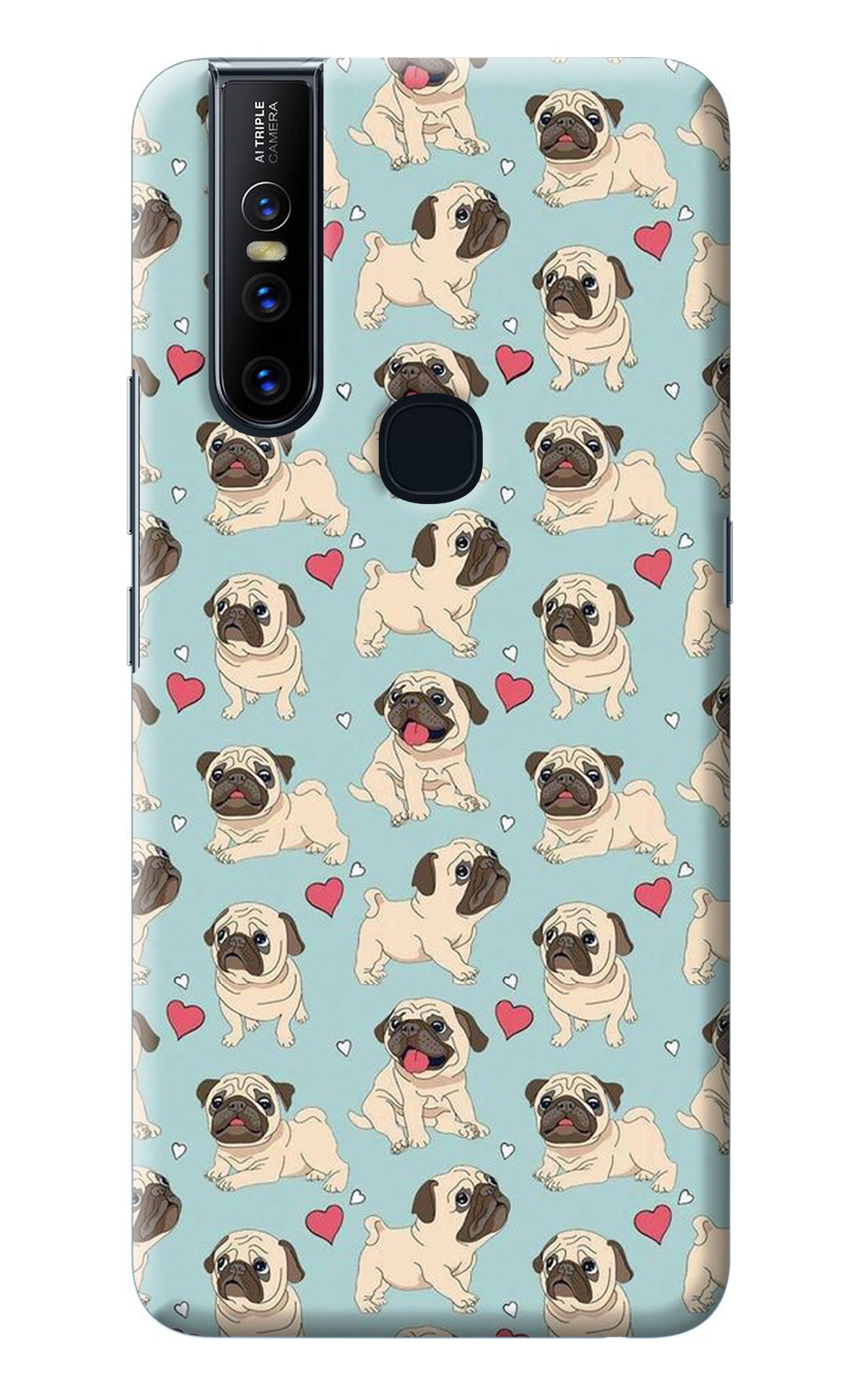 Pug Dog Vivo V15 Back Cover