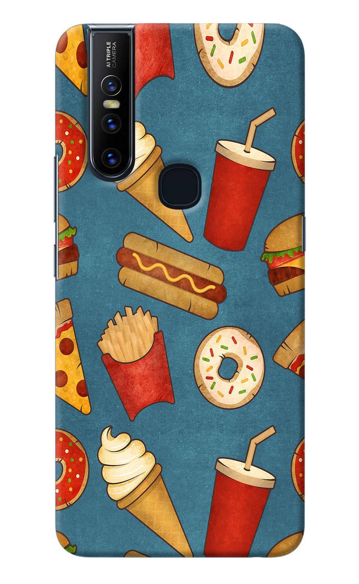 Foodie Vivo V15 Back Cover