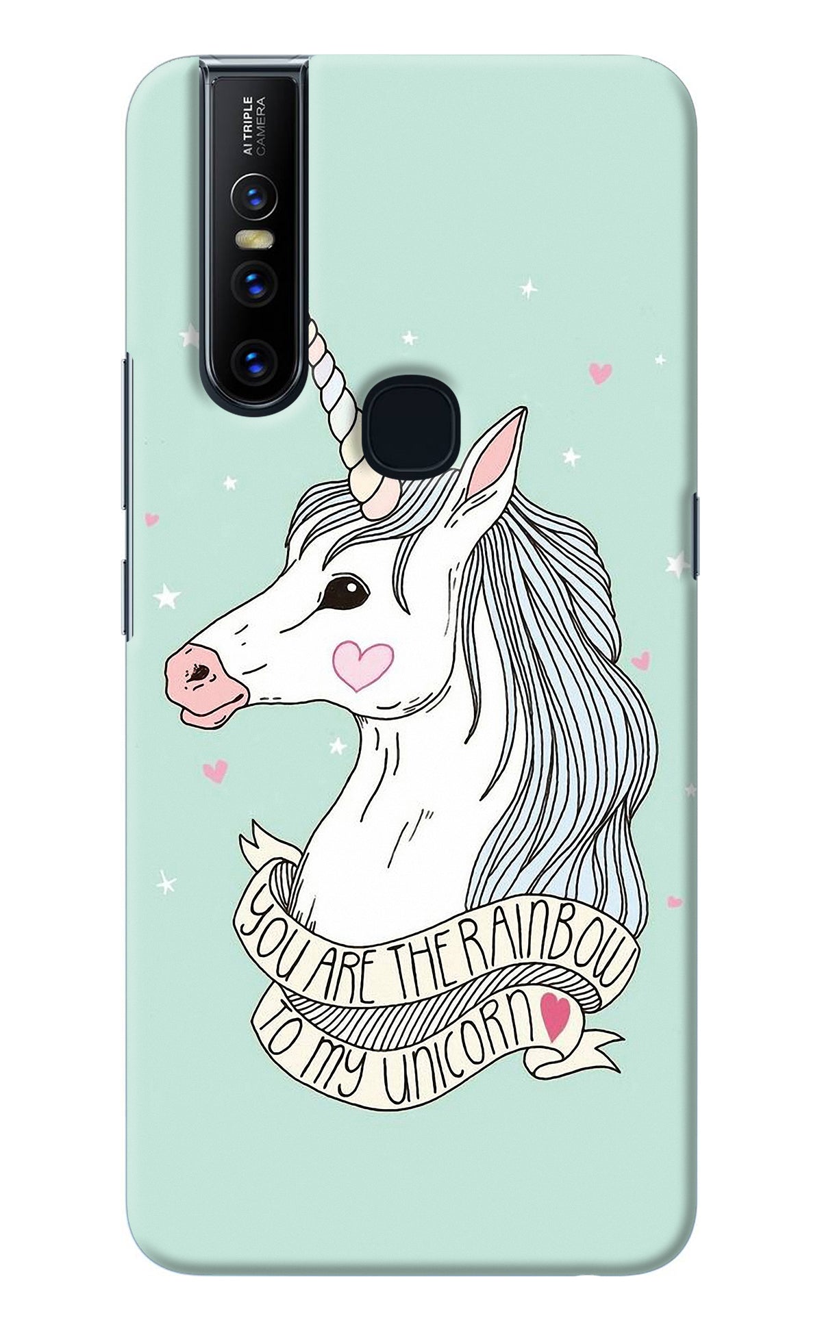 Unicorn Wallpaper Vivo V15 Back Cover