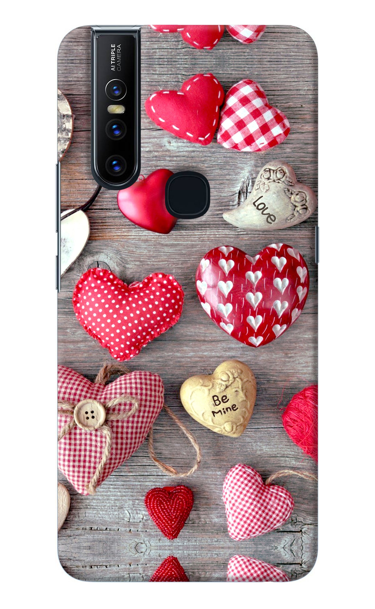 Love Wallpaper Vivo V15 Back Cover