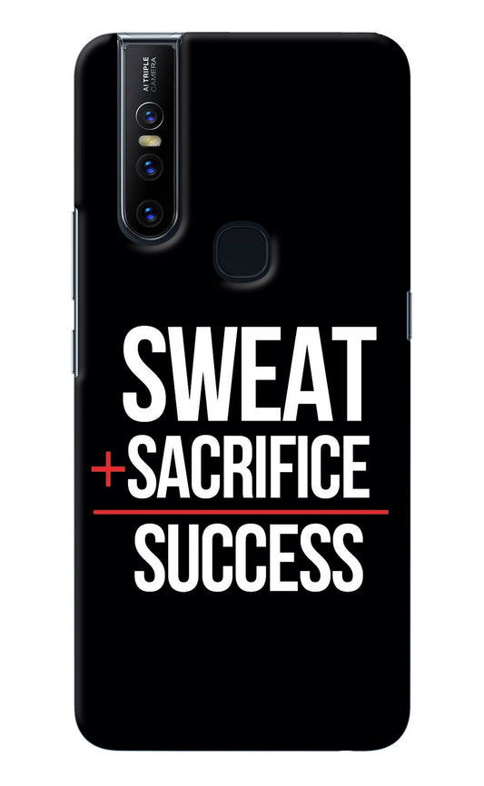 Sweat Sacrifice Success Vivo V15 Back Cover