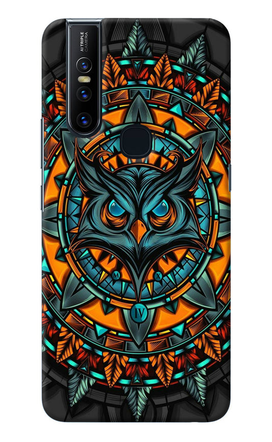 Angry Owl Art Vivo V15 Back Cover