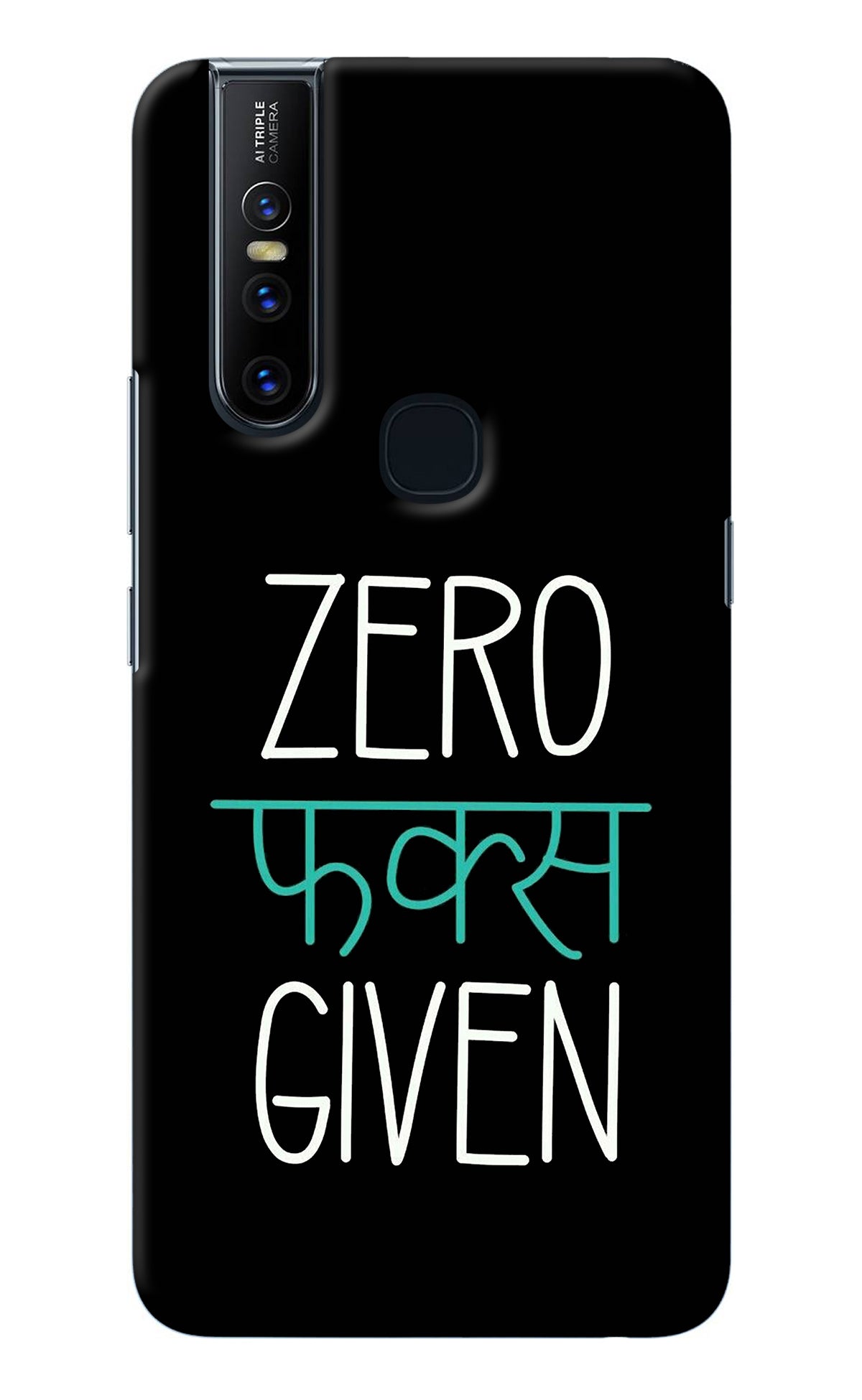 Zero Fucks Given Vivo V15 Back Cover