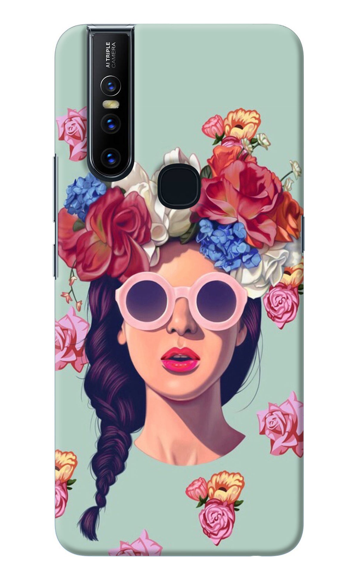 Pretty Girl Vivo V15 Back Cover