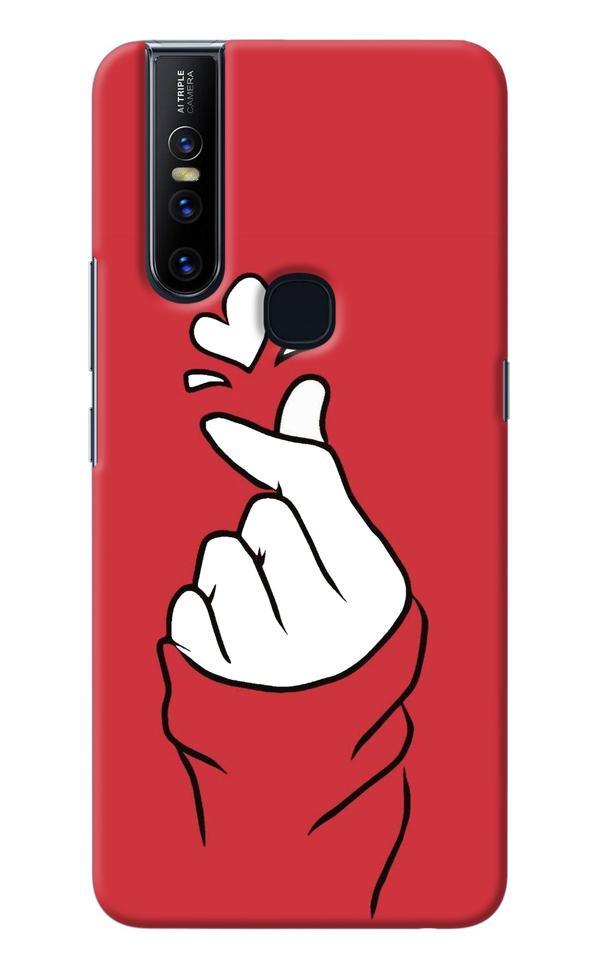 Korean Love Sign Vivo V15 Back Cover