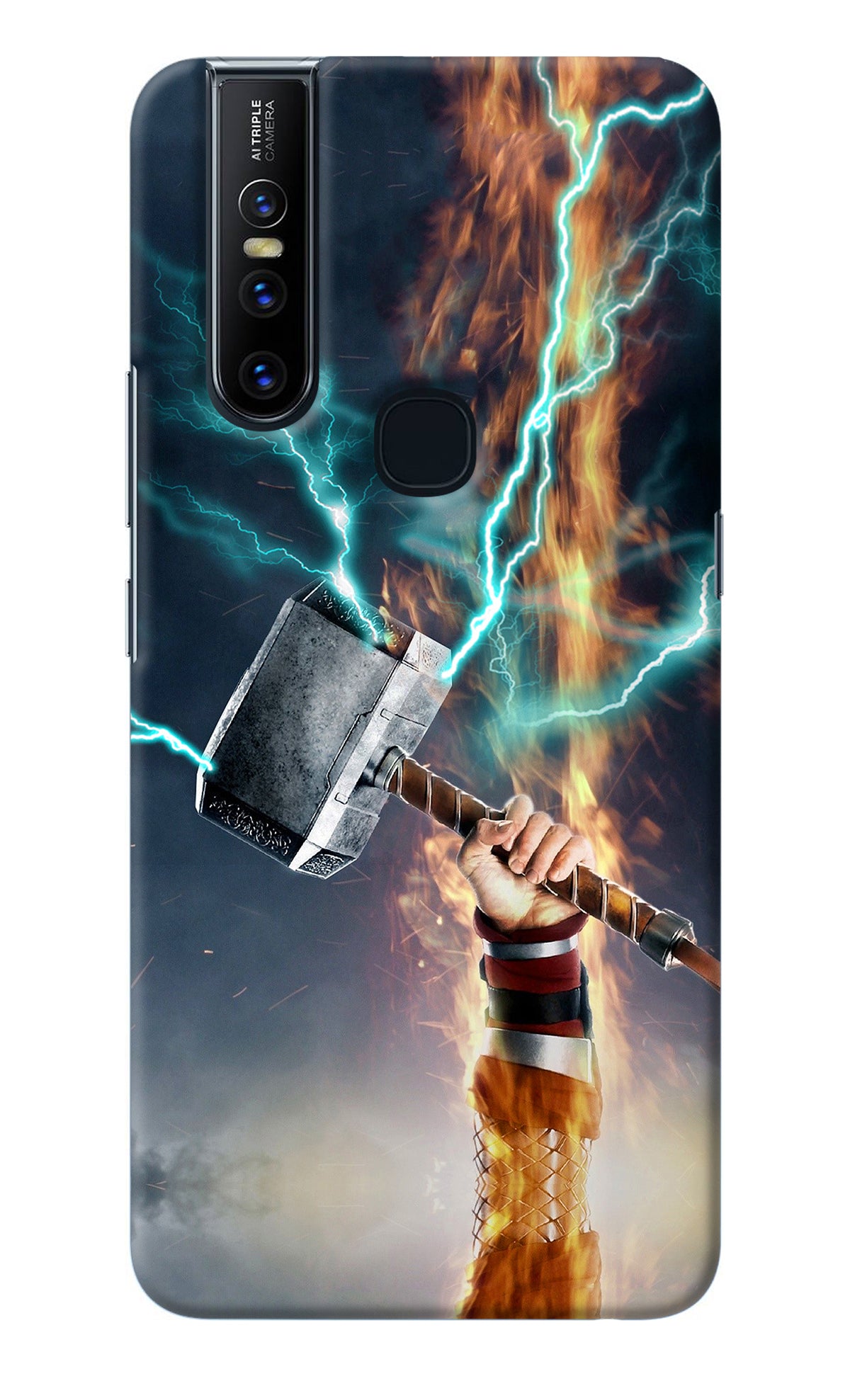 Thor Hammer Mjolnir Vivo V15 Back Cover