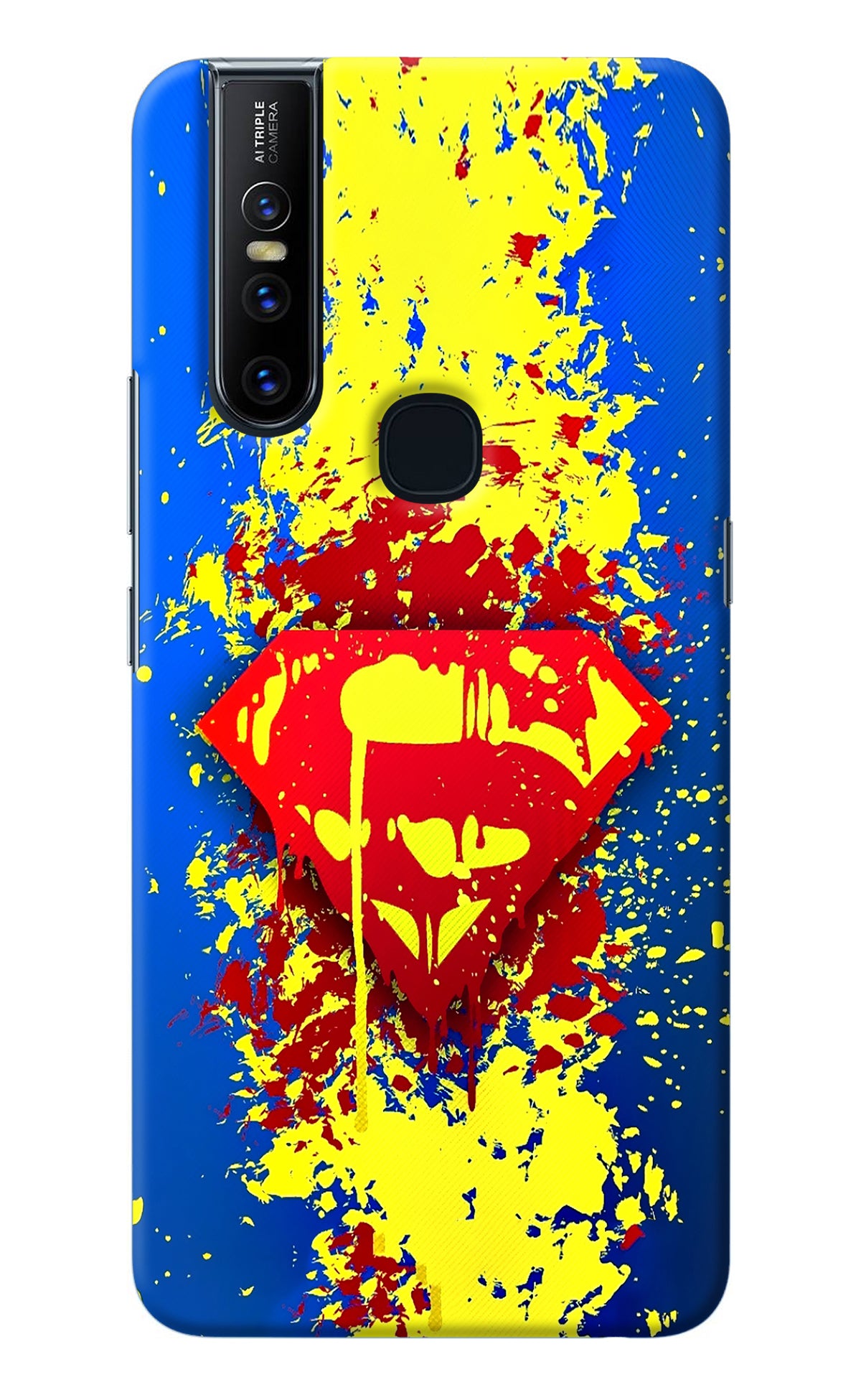 Superman logo Vivo V15 Back Cover