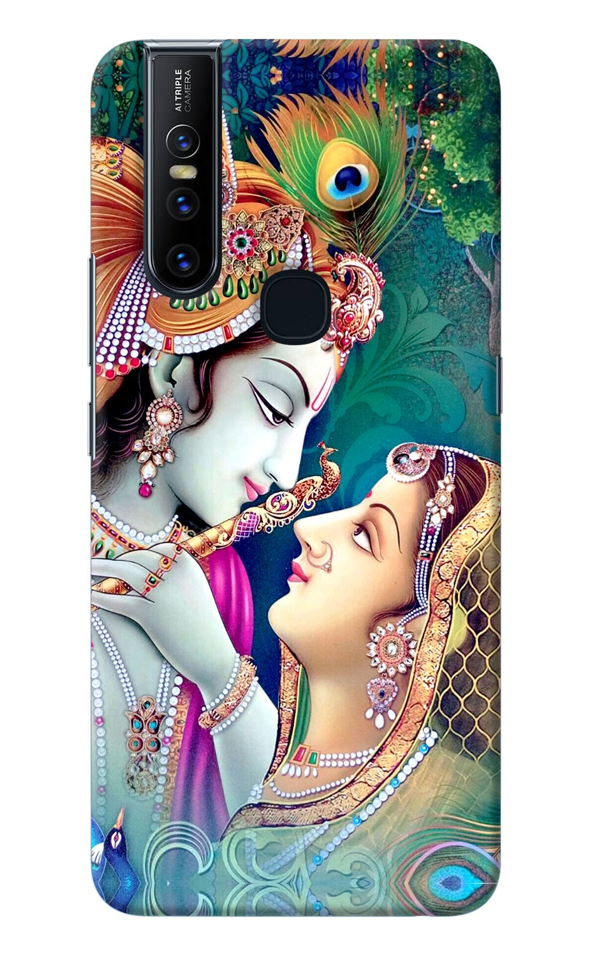 Lord Radha Krishna Vivo V15 Back Cover