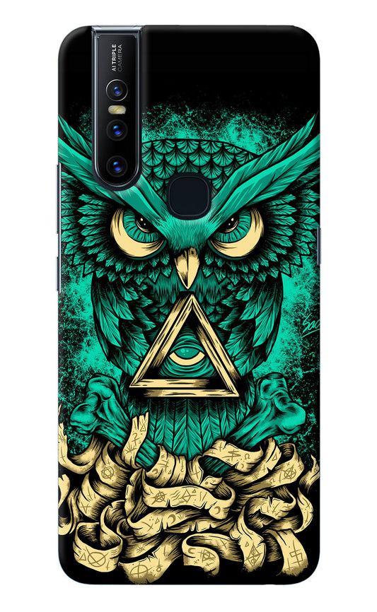 Green Owl Vivo V15 Back Cover