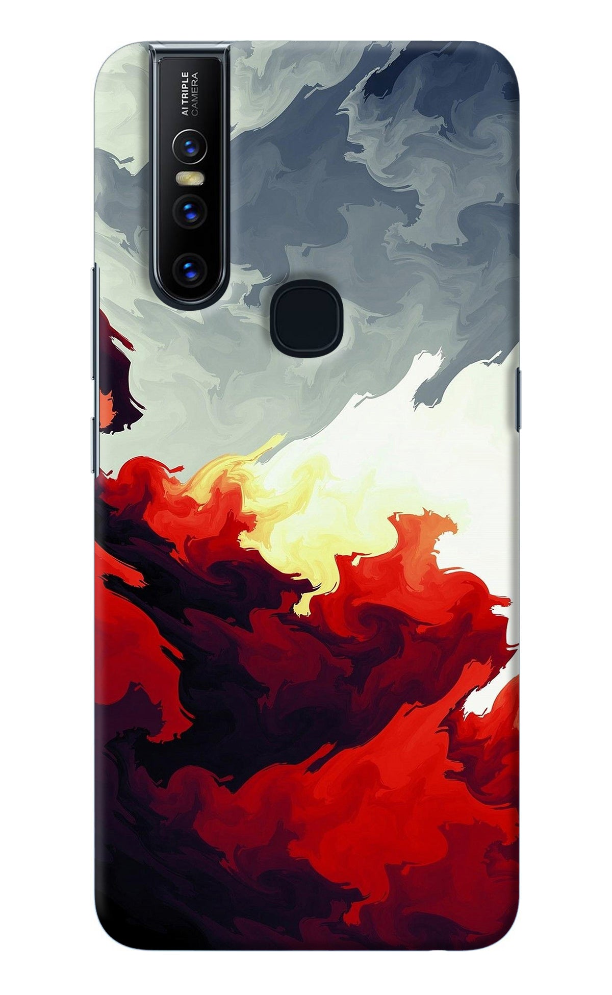 Fire Cloud Vivo V15 Back Cover