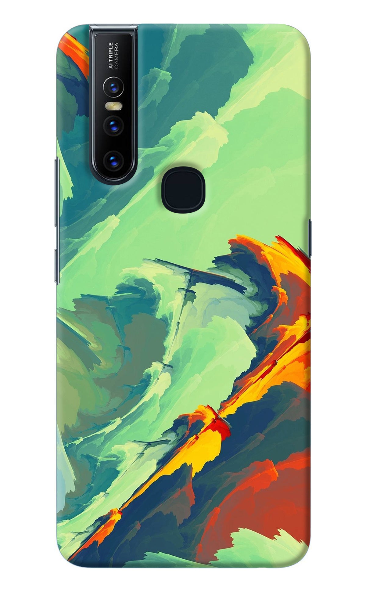 Paint Art Vivo V15 Back Cover