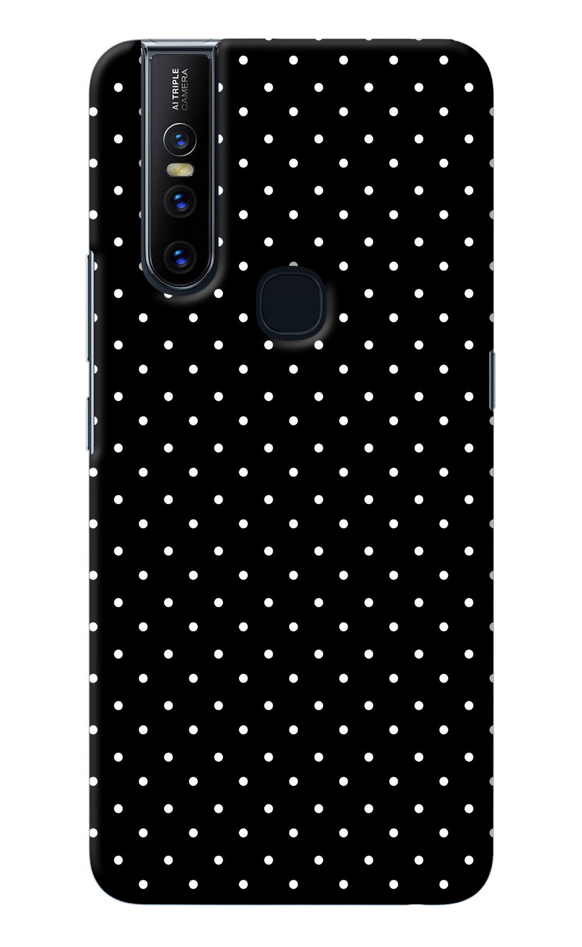 White Dots Vivo V15 Back Cover