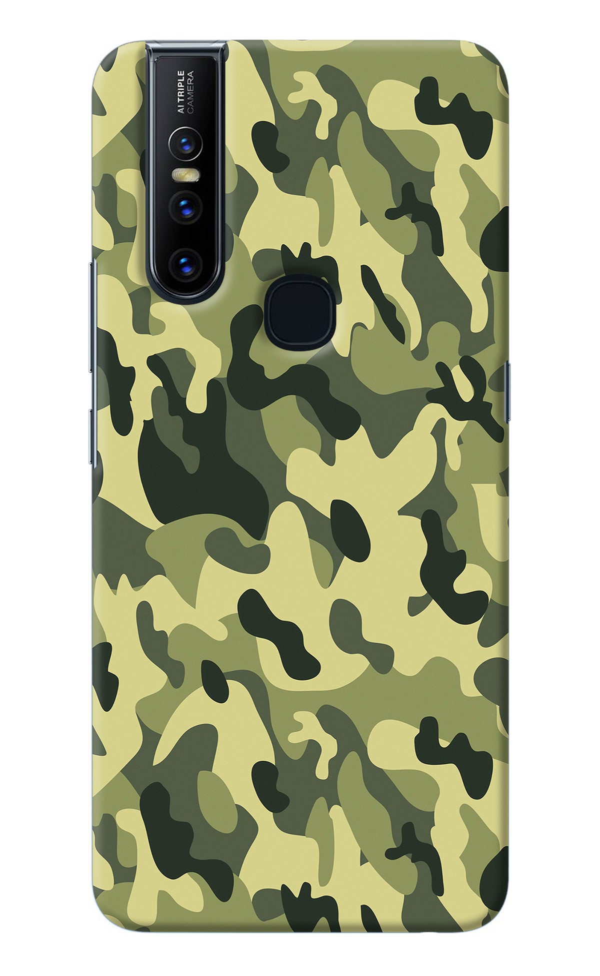 Camouflage Vivo V15 Back Cover