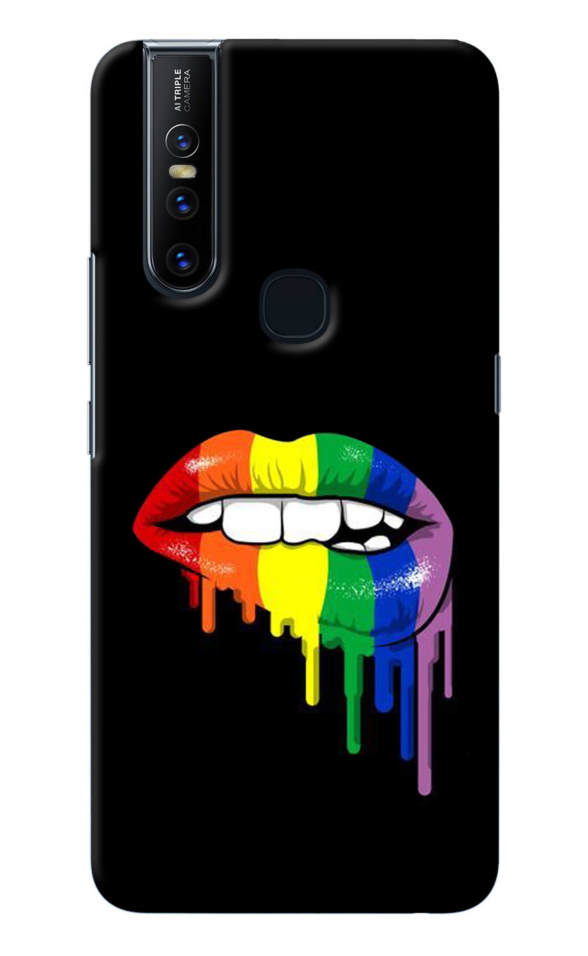 Lips Biting Vivo V15 Back Cover