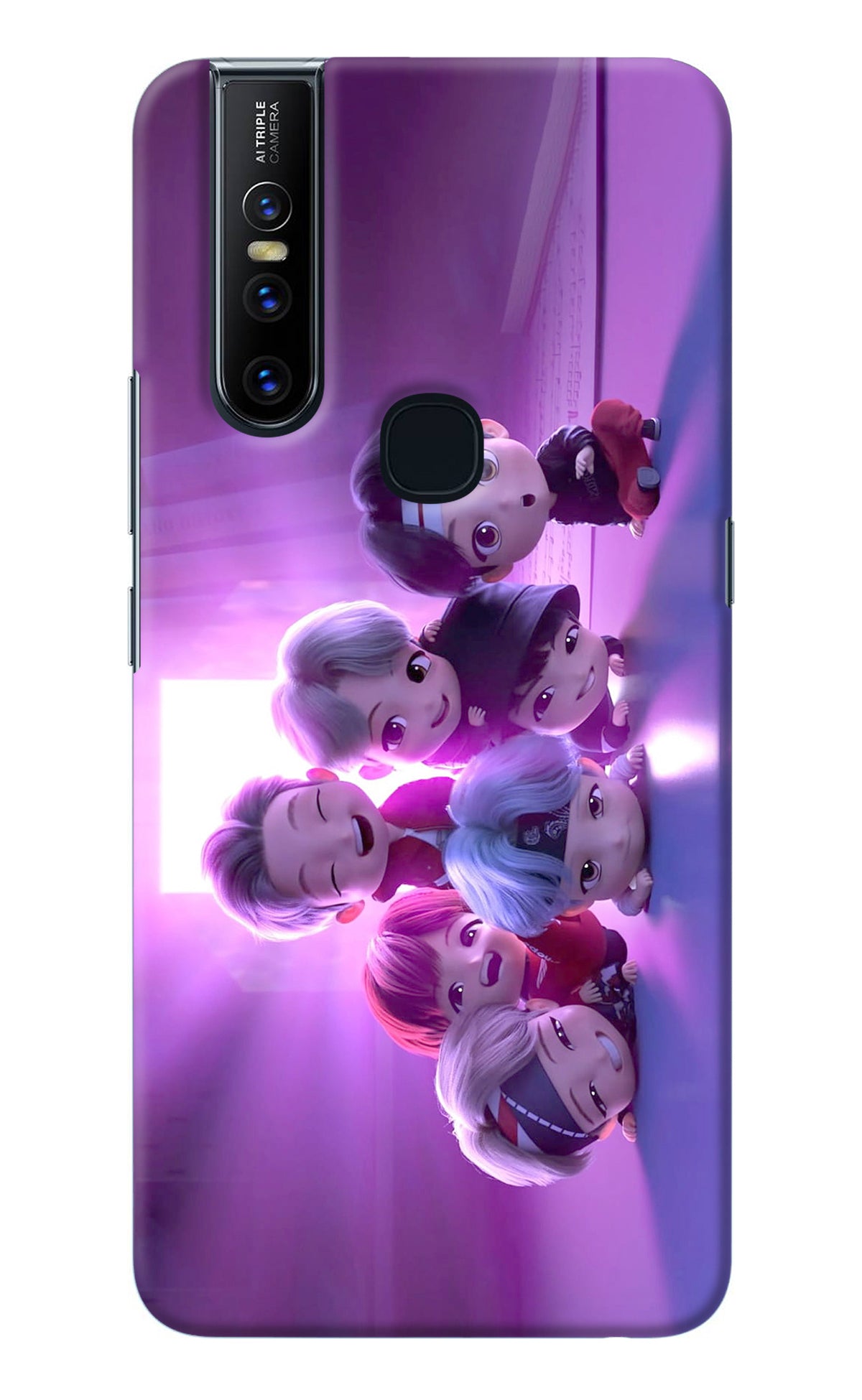 BTS Chibi Vivo V15 Back Cover