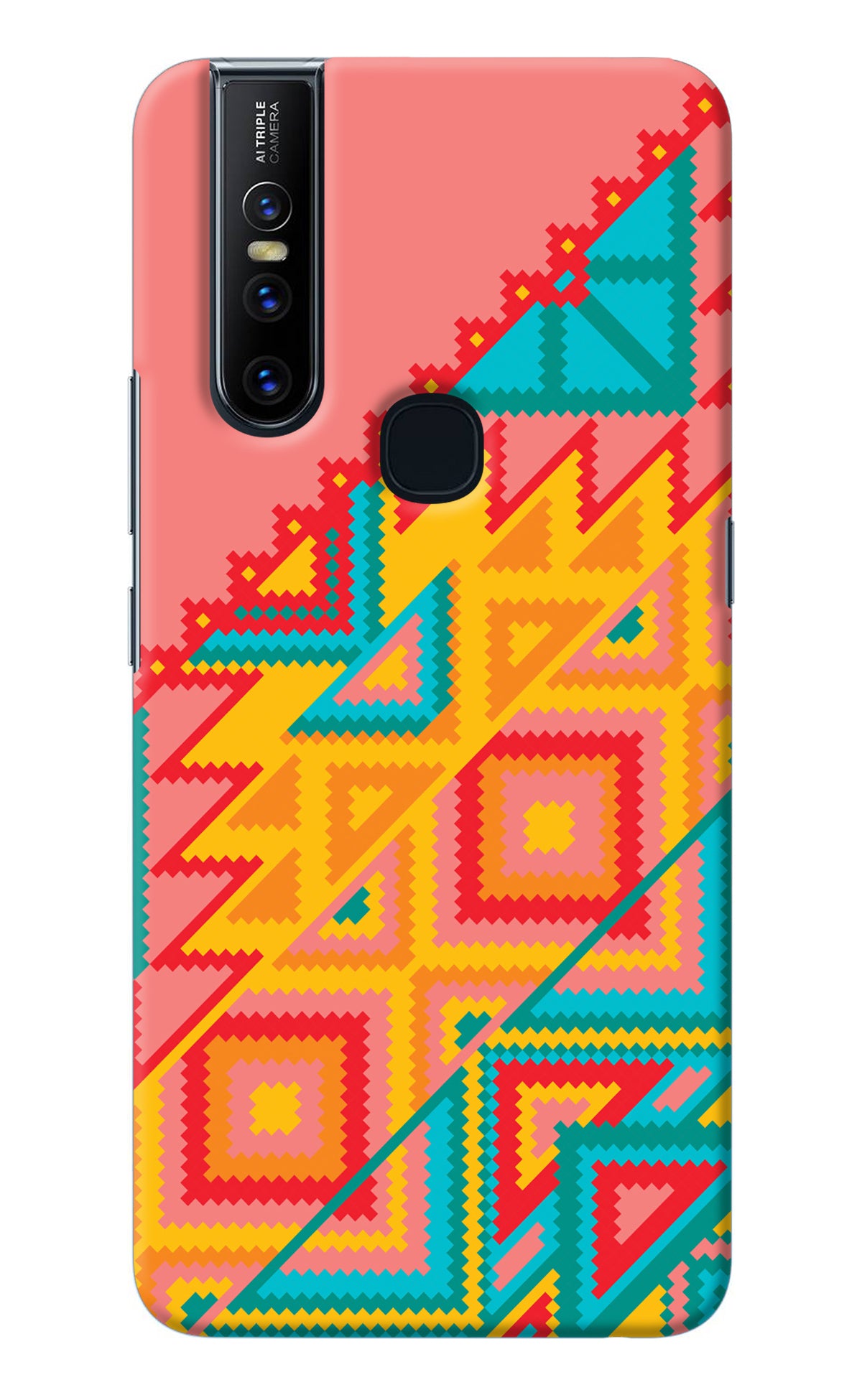 Aztec Tribal Vivo V15 Back Cover