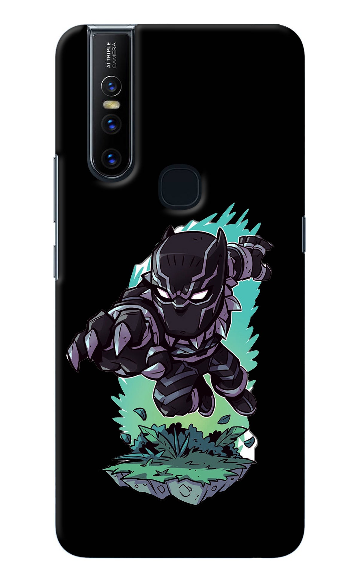 Black Panther Vivo V15 Back Cover