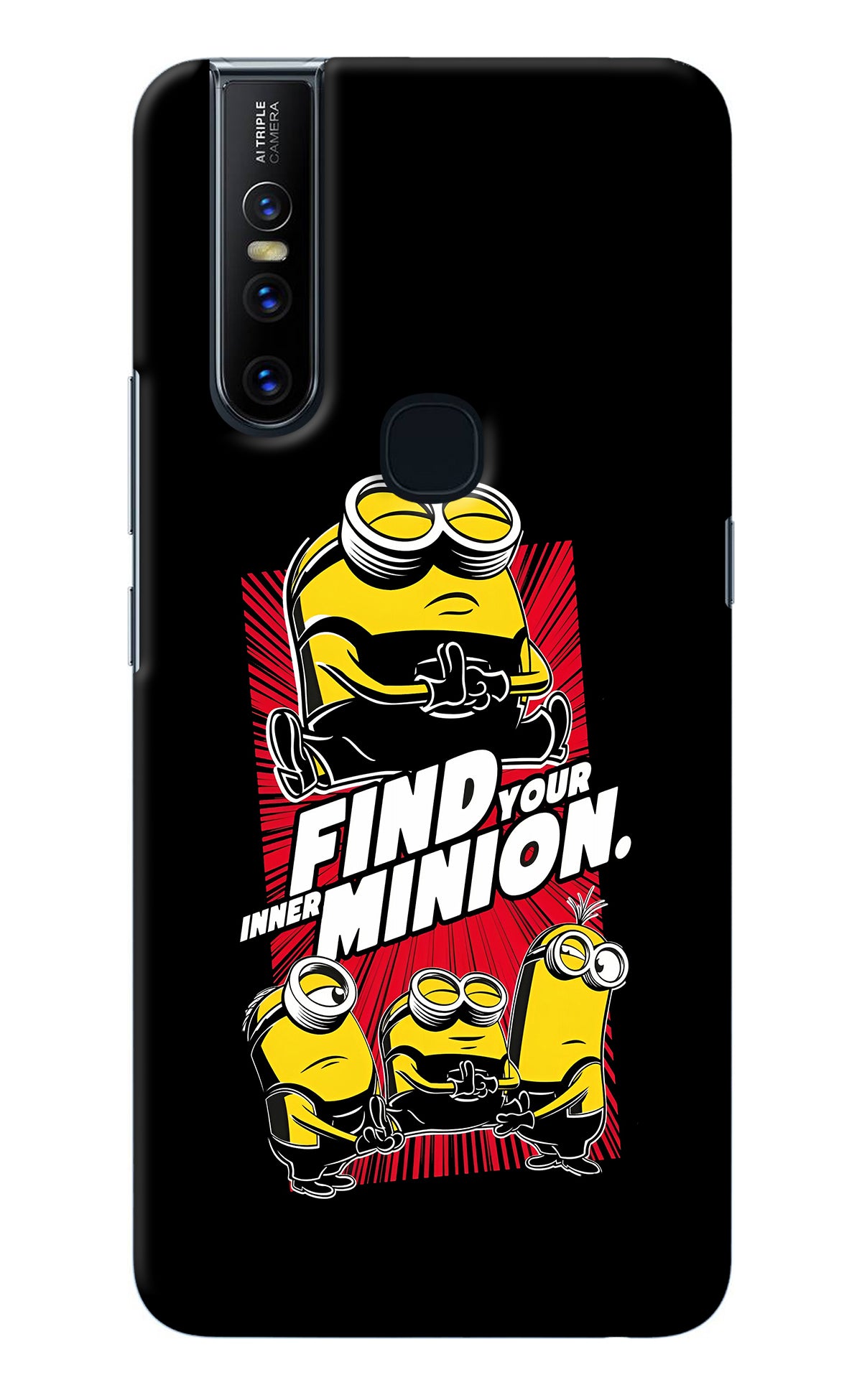 Find your inner Minion Vivo V15 Back Cover