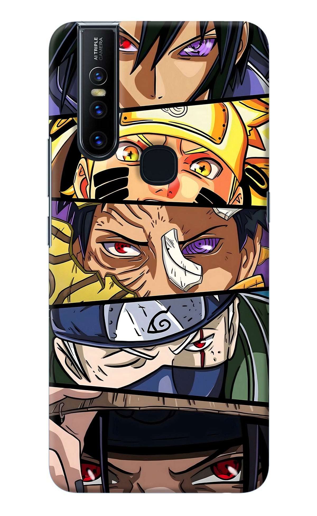 Naruto Character Vivo V15 Back Cover