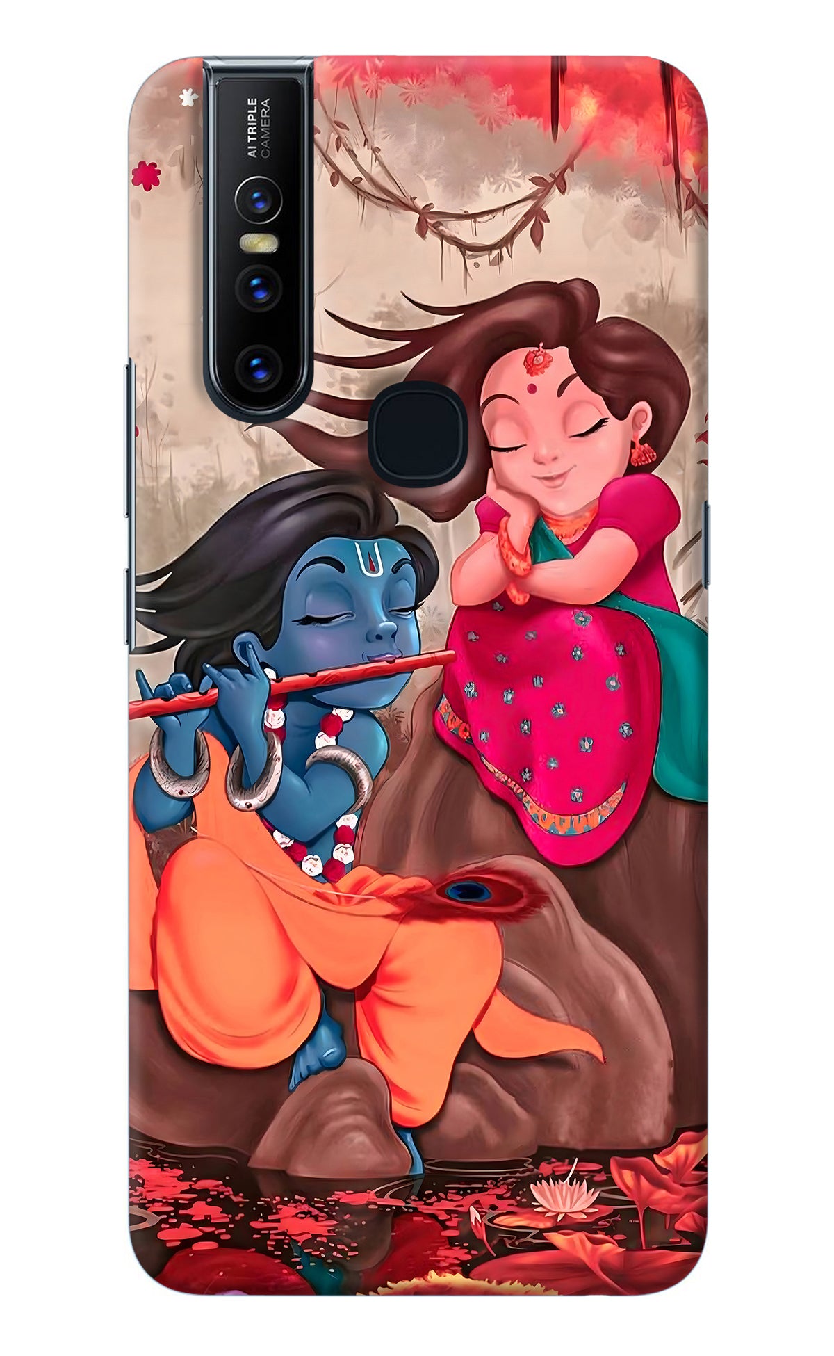 Radhe Krishna Vivo V15 Back Cover